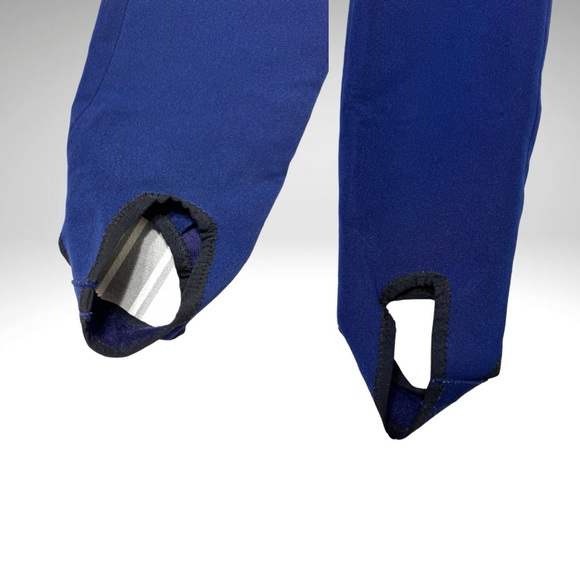 OBERMEYER SPORT STIRRUP WOOL BLEND COBALT BLUE SKI SNOW PANTS - Size 8R - Picture 3 of 14